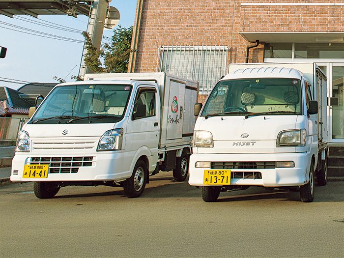 河合寿司の冷蔵車